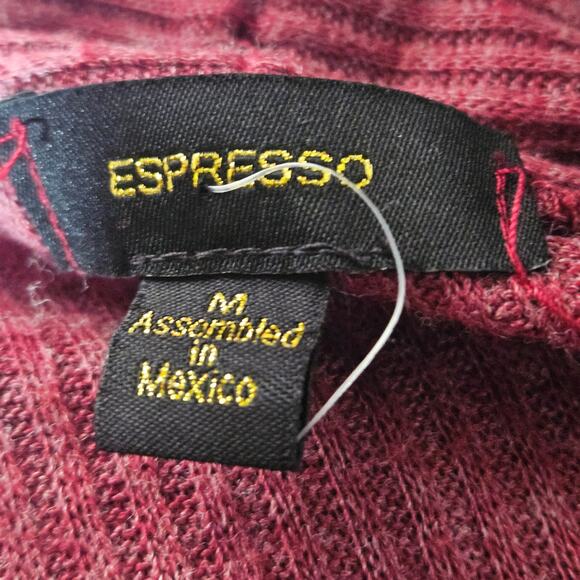 Open Front Ribbed Sweater Size Medium - Picture 3 of 4